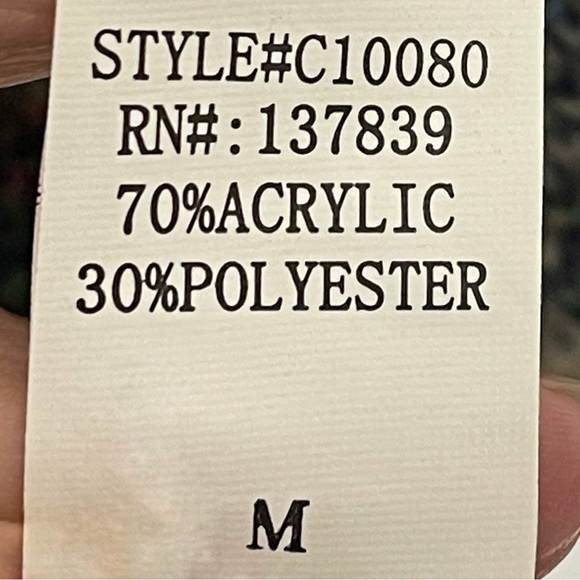 Debut Aztec Print Long Cardigan Duster Size Medium Style C10080 Soft - Picture 6 of 6